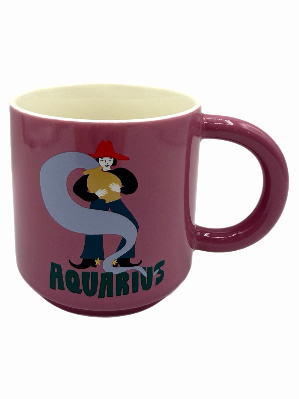 Room Essentials Purple Zodiac Aquarius 15oz Coffee Mug – Whimsical Illustration